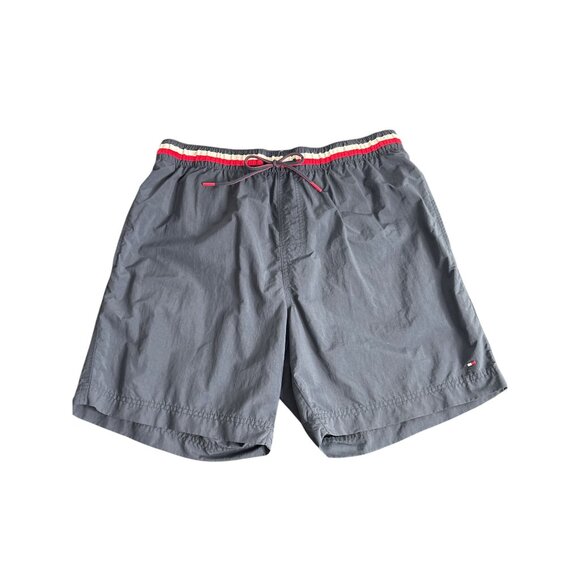 Y2K Tommy Hilfiger Men's Navy Blue Swim Trunks Size XL - Picture 1 of 9